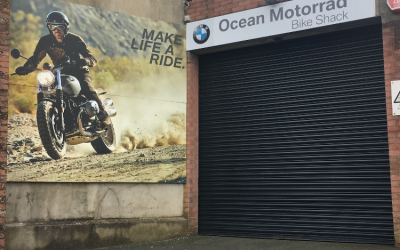 Business Signage Specialists in Devon – BMW Bike Shack Torbay